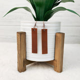 Leather Drop Earrings