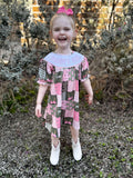 Smocked hunting daddys girl Dress