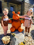 Thankful pumpkin bow - Girl set