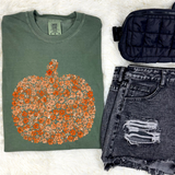 Floral Pumpkin Graphic Tee & Sweatshirt