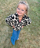 Leopard print Sherpa