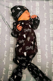 Howdy cowboy gown and headband set