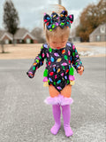 Lights ruffle romper