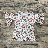 Jesus loves me ruffle tee