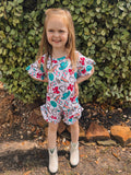 Howdy USA ruffle top set