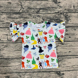 Wizard ruffle top