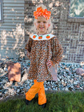 Leopard pumpkins - Girl set