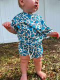 Western turquoise lounge set