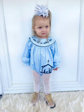 Adore him embroidery Romper