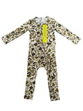 duck camo bamboo zip sleeper 220 GSM- TRUE TO SIZE