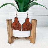 Desert Cattle Tag Earrings