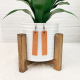 Leather Drop Earrings